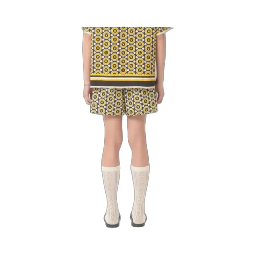 Nylon Swimsuit With Bulles Royales Print