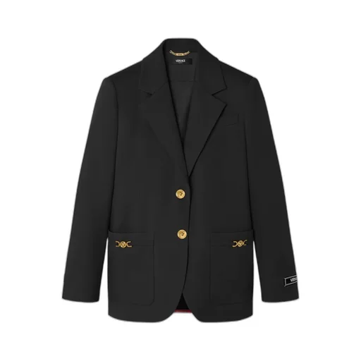 Versace Single-Breasted Tailored Blazer