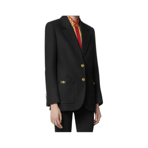 Versace Single-Breasted Tailored Blazer