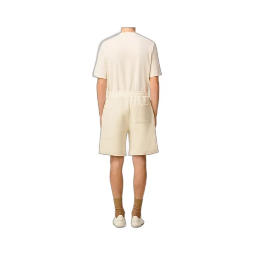 Ami Paris Curly Logo Detailed Bermuda Shorts
