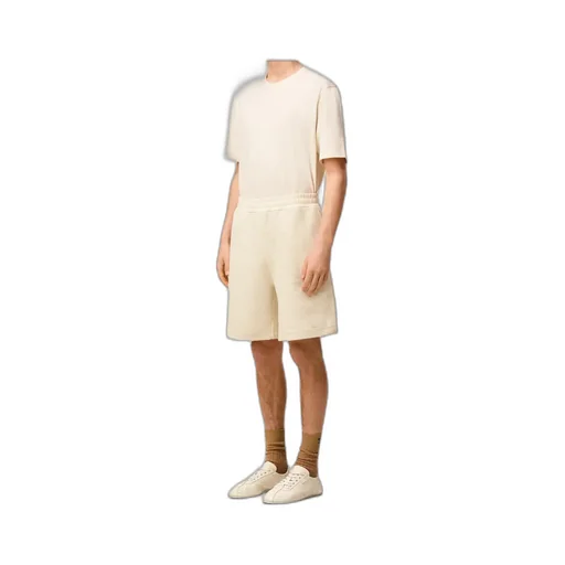 Ami Paris Curly Logo Detailed Bermuda Shorts
