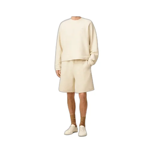 Ami Paris Curly Logo Detailed Bermuda Shorts