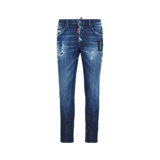 Dsquared2 Distressed Slim-Fit Jeans