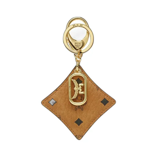 Aren Bicolor Diamond Key Charm In Visetos