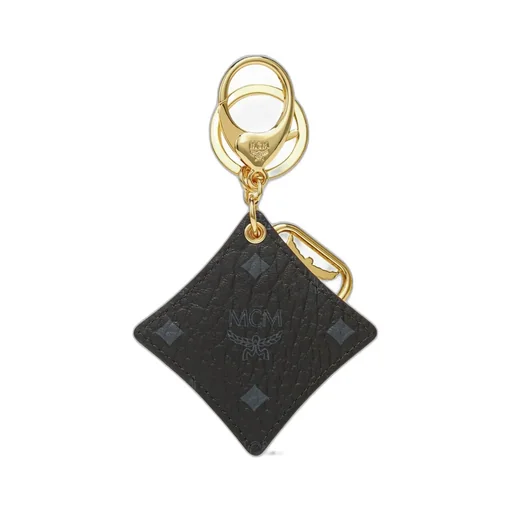Aren Bicolor Diamond Key Charm In Visetos