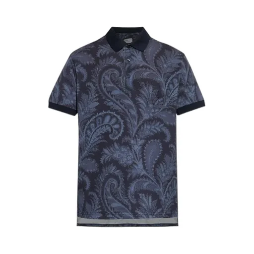 Etro Floral Paisley Polo Shirt
