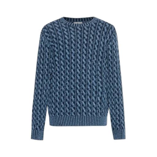 Etro Cable Knitted Crewneck Jumper