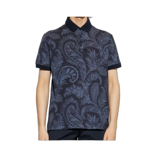 Etro Floral Paisley Polo Shirt