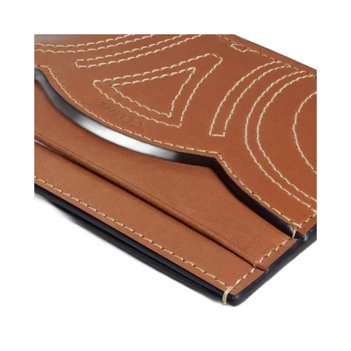 Card Holder In Natural Calfskin