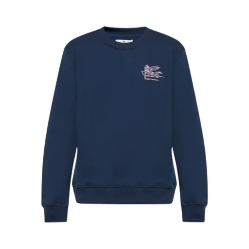 Etro Logo Embossed Crewneck Sweatshirt