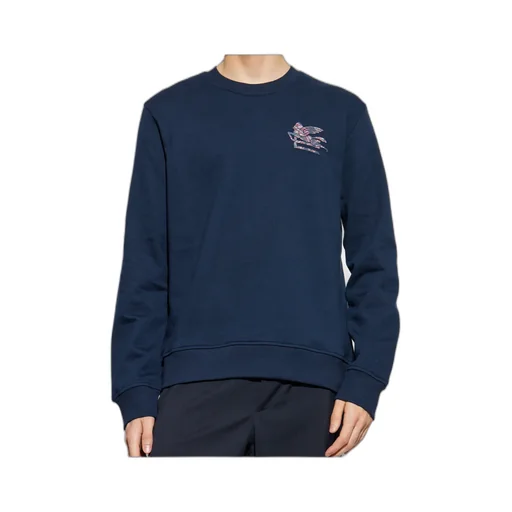 Etro Logo Embossed Crewneck Sweatshirt