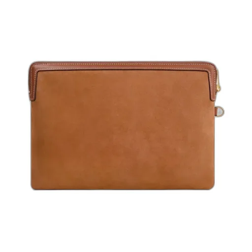 Small Pouch With Strap Cuir Triomphe In Nubuck Calfskin
