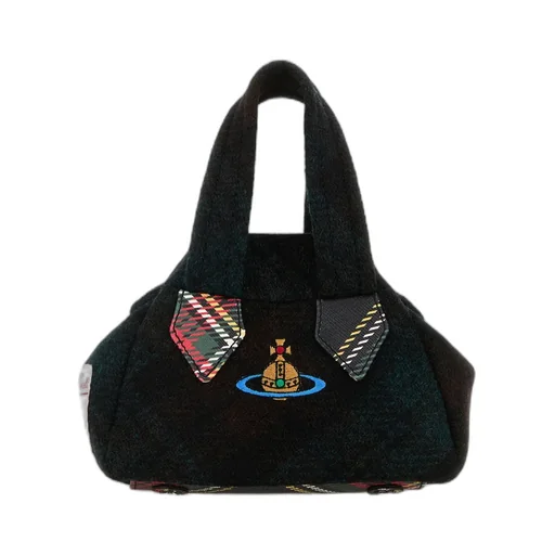 Vivienne Westwood Logo Embroidered Mini Handbag