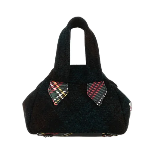 Vivienne Westwood Logo Embroidered Mini Handbag