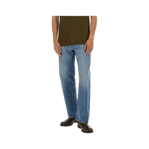 Sunflower Logo Patch Loose Fit Jeans