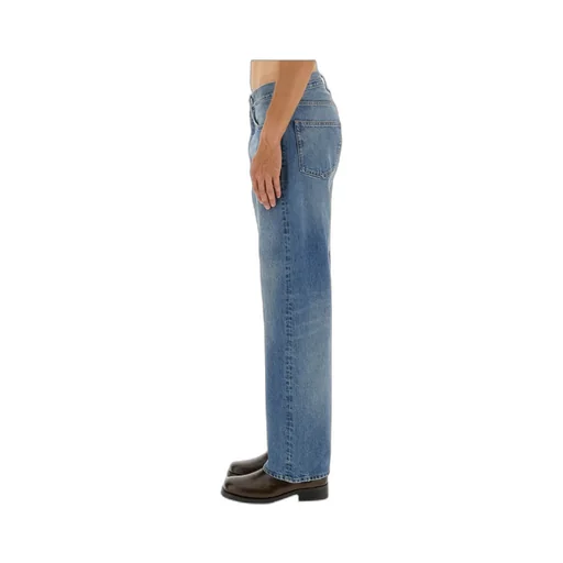 Sunflower Logo Patch Loose Fit Jeans