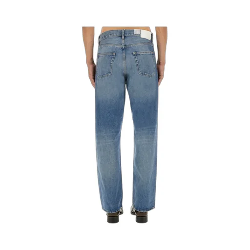 Sunflower Logo Patch Loose Fit Jeans