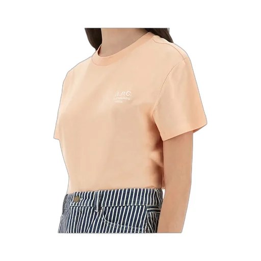 A.P.C. Logo Embroidered Crewneck T-Shirt