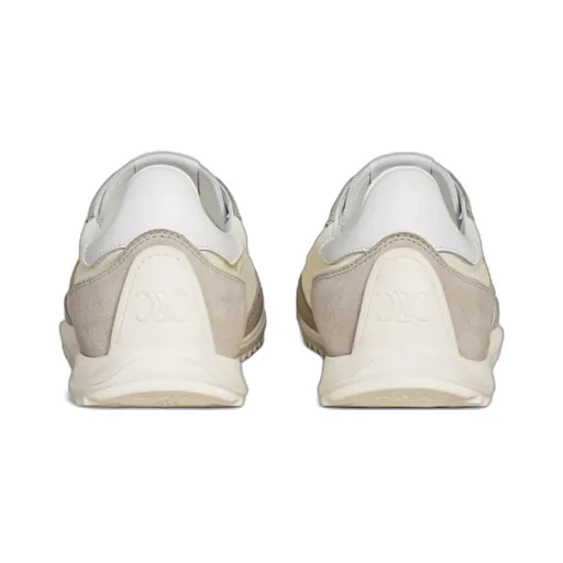 Celine Racer - Low Top Sneaker In Nylon, Suede Calfskin And Calfskin