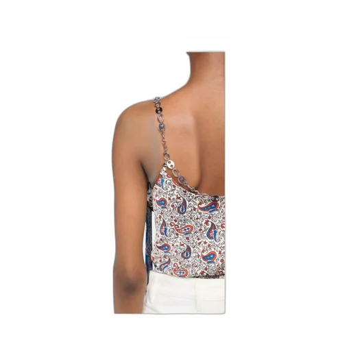 Paisley-Print Top