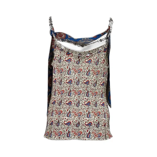 Paisley-Print Top