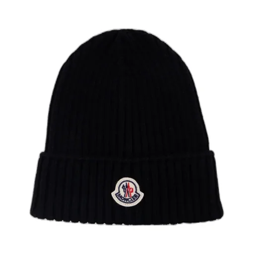 Moncler Enfant Logo Patch Beanie