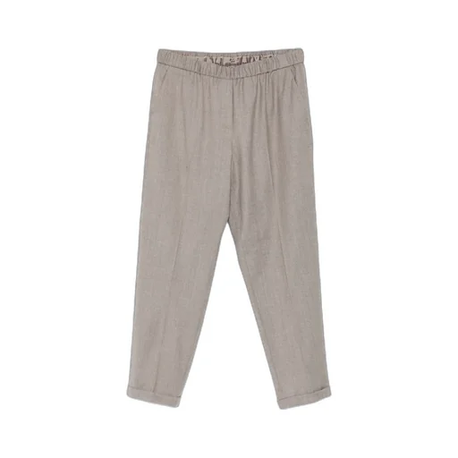Elastic Waist Casual Pants