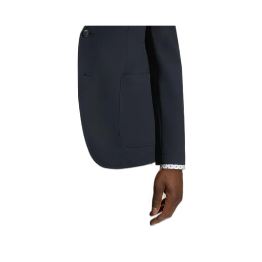 Single-Breasted Patch-Pocket Blazer