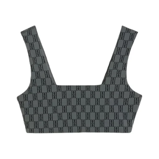 Braga Monogrammed Cropped Top
