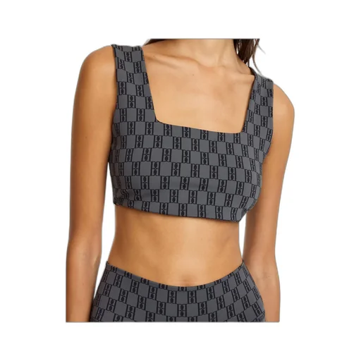 Braga Monogrammed Cropped Top