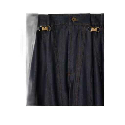 Panelled Denim Trousers