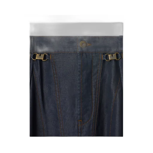 Panelled Denim Trousers
