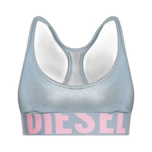 Zaira-D-Pop Metallic Racerback Bikini Top