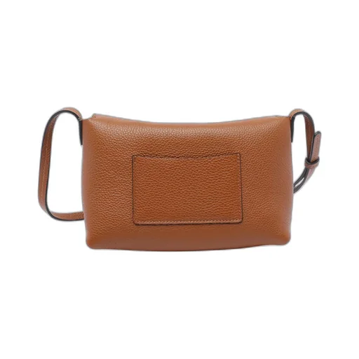 Slouch Mini Shoulder Bag In Grainy Leather
