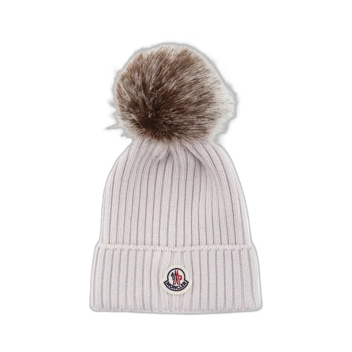 Moncler Enfant Turn Up Ribbed Tricot Hat
