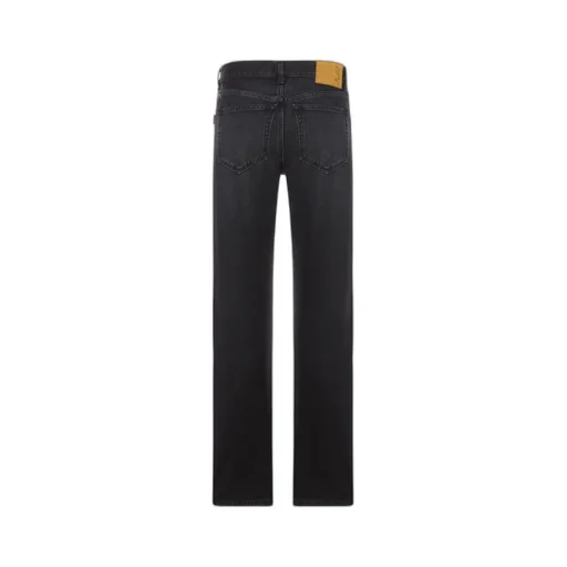 Five-Pockets Buttoned Bootcut Jeans