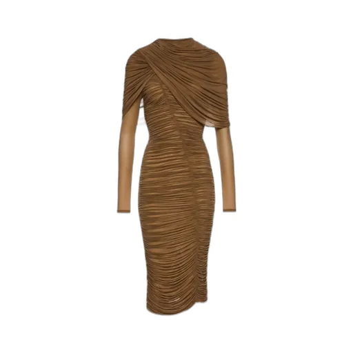 Draped Midi Dress