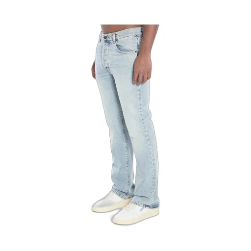 Light-Wash Five-Pockets Bootcut Jeans