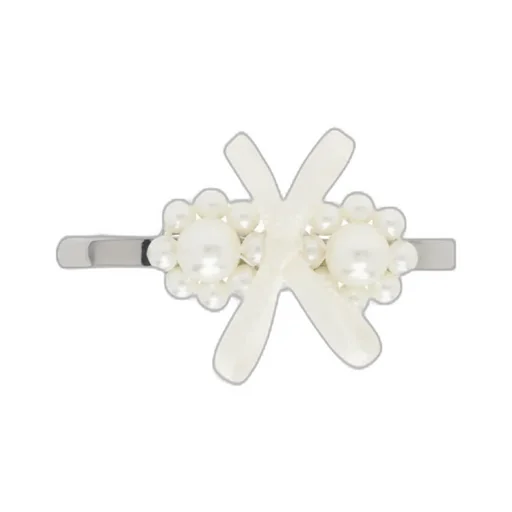 Simone Rocha Petite Bow Mini Flower Hair Clip