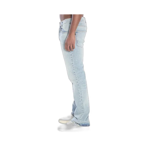 Light-Wash Five-Pockets Bootcut Jeans