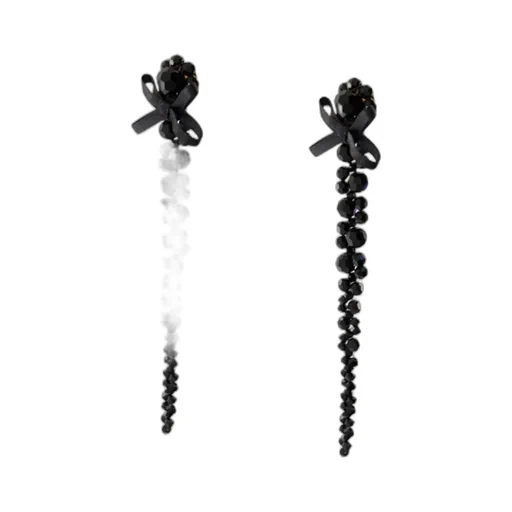 Simone Rocha	Bow-Detail Embellished Earrings