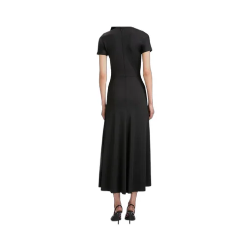 Gathered Waist Midi Dress