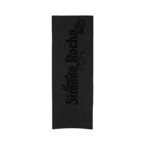 Logo-Embellished Wool Scarf