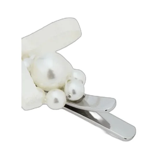 Simone Rocha Petite Bow Mini Flower Hair Clip