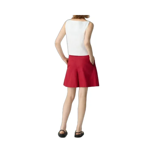 Pleated Front Shorts
