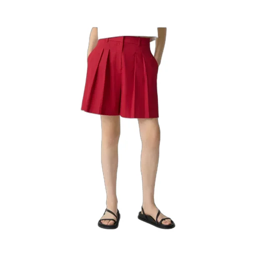 Pleated Front Shorts