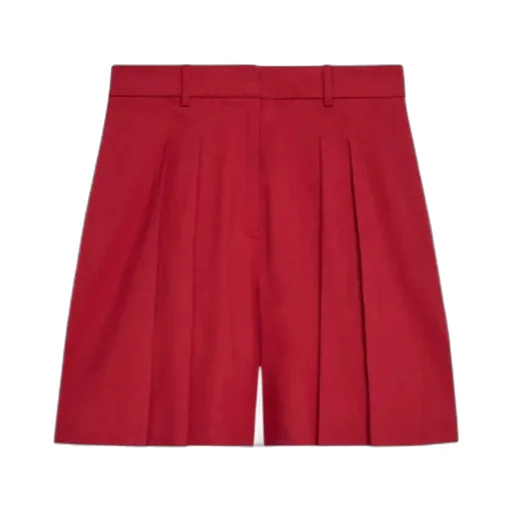 Pleated Front Shorts