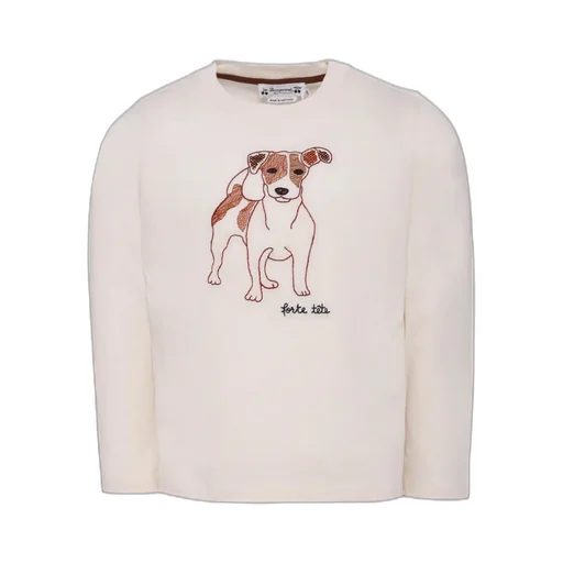 Dog-Print Long-Sleeve Sweatshirt