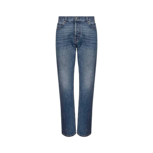 Haikure Logo Patch Straight-Leg Jeans