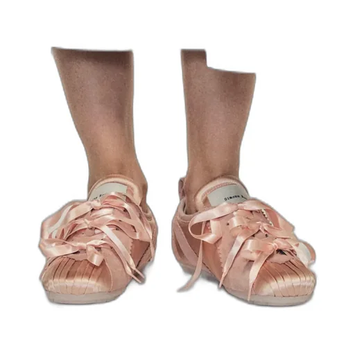 Lace-Up Ballet Shoes